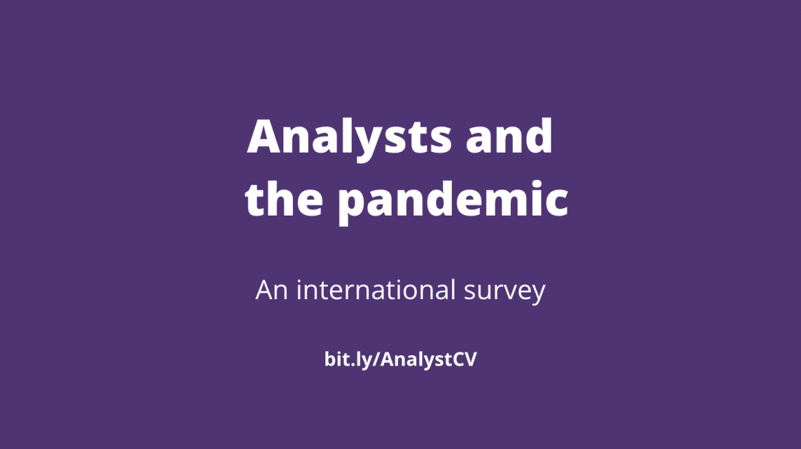 Analysts and the pandemic Survey